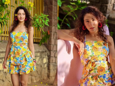 Shivya looks gorgeous in floral dress