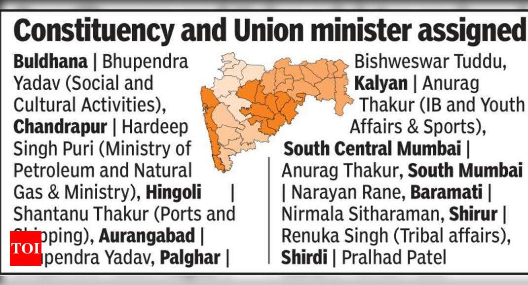 BJP’s Lok Sabha 2024 plan Union mins to visit 16 constituencies every
