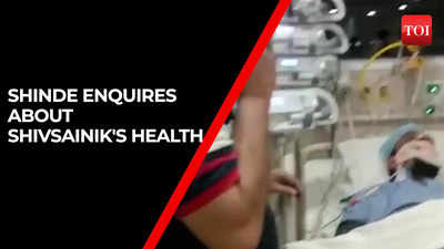 Thane: Eknath Shinde urges doctors to ensure best treatment for ailing Shiv Sena worker