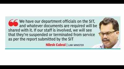 Will suggest terms of reference for SIT: Goa Law minister Nilesh Cabral