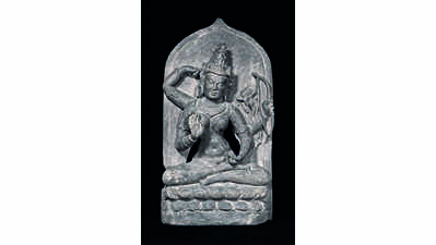 Rare 10thC stolen sculpture of goddess Kurukulla from Bihar restituted to India