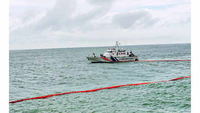 Sunken ship: Officials will monitor oil spill; survey on