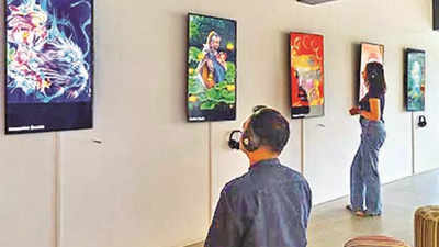 Kochi: Digital art exhibition by NFT artists begins in Panampilly Nagar