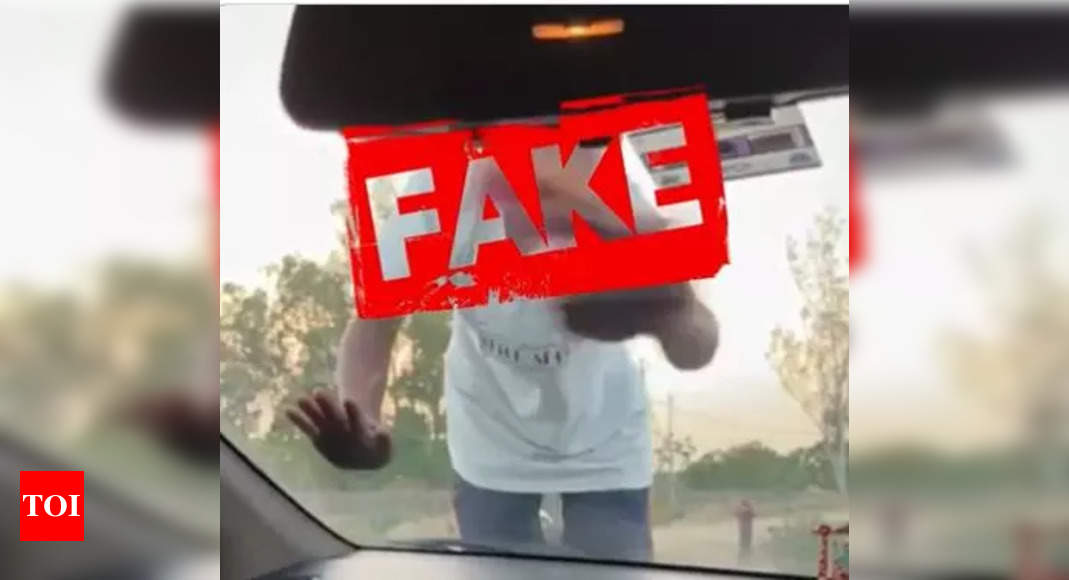 Reasons that prove the video featuring watch stealing money from Fastag is fake – Times of India