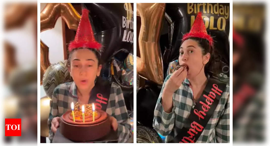 Karisma Kapoor offers a sneak peek into her 48th party – watch | Hindi Film Information