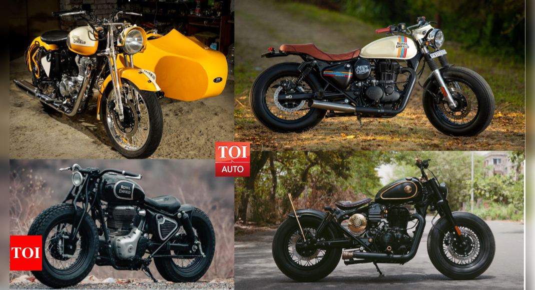 4 unique custom-built Classic 350 motorcycles showcased under Royal ...