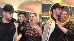When a few fans made Sidharth Malhotra very uncomfortable by touching him and crying for selfies at airport