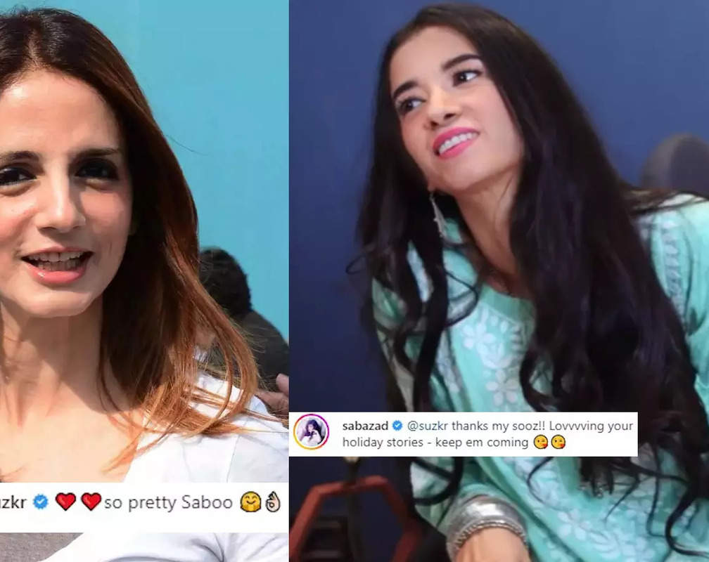 
Hrithik Roshan's ex-wife Sussanne Khan can't stop gushing over his ladylove Saba Azad's desi avatar, says 'So pretty Saboo'
