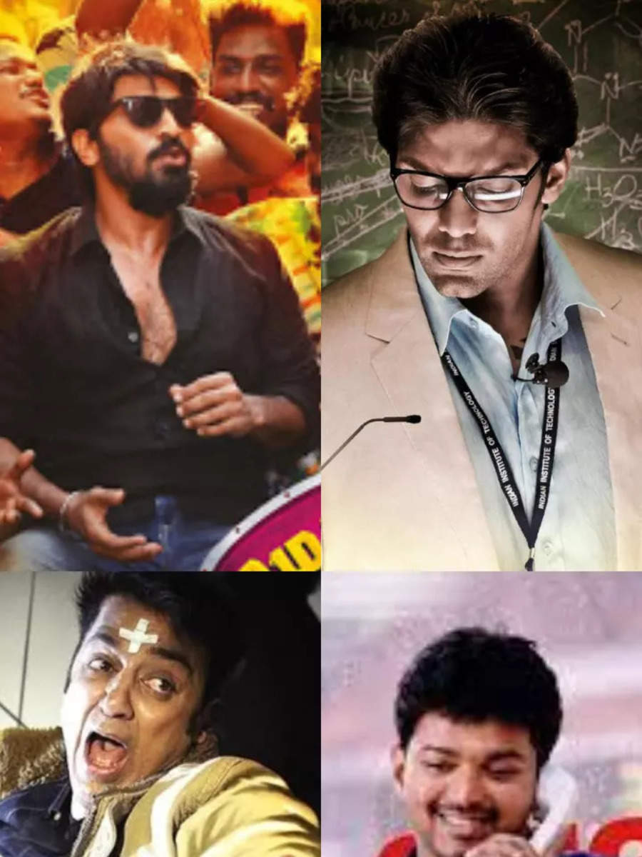 Tamil motion pictures with more than one track composers