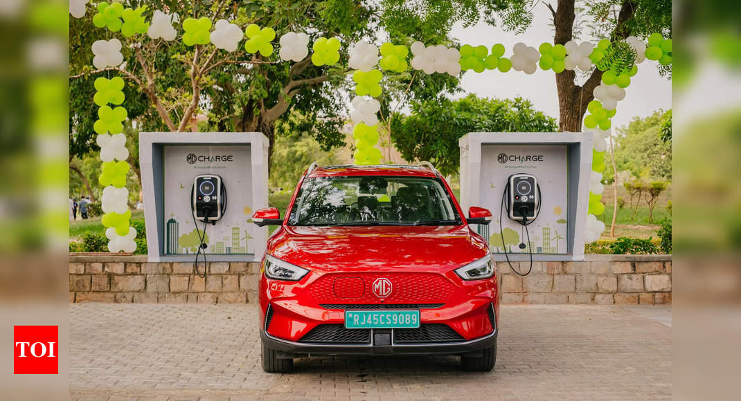 Mg hector on sale charging station