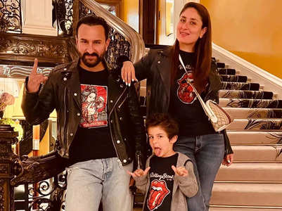 Bebo, Saif attend The Rolling Stones concert