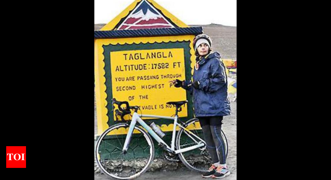 Pune Mother Cycles From Leh To Manali In 55 Hours Sets Record Shimla News Times Of India 8247