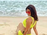 Jennifer Winget looks drop-dead gorgeous in yellow bikini, stunning pictures take over the internet