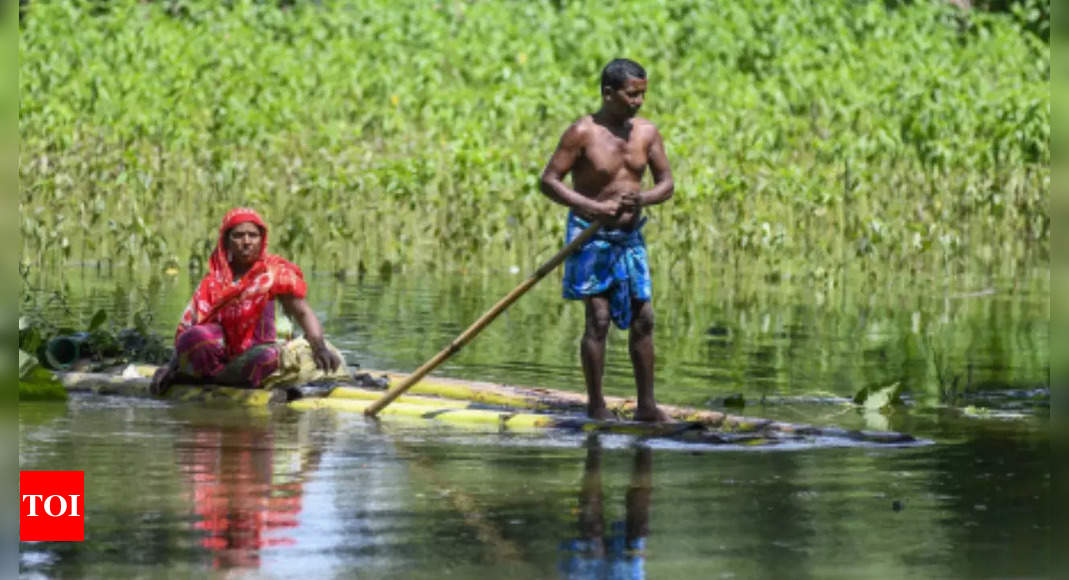 Assam: Assam Flood: 5 More Die, 22 Lakh Hit Across 25 Districts | India ...