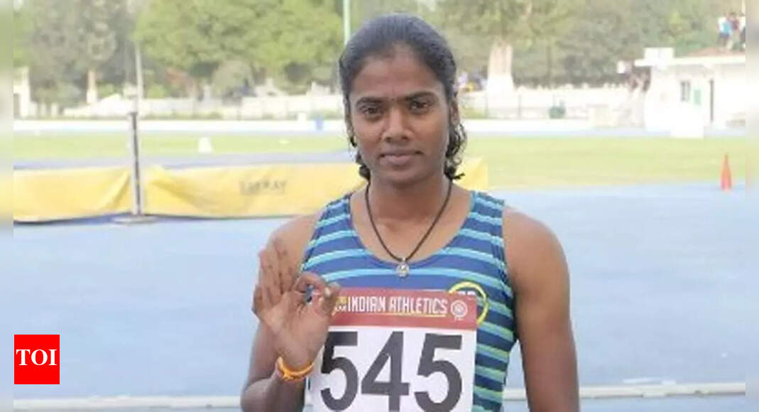 Dhanalakshmi third fastest Indian woman in 200m More sports News Times of India