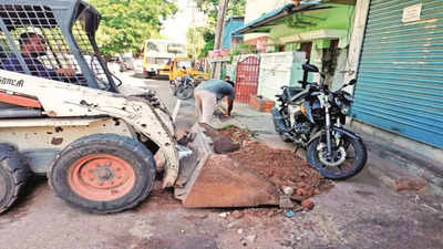 Chennai: Corporation removes 274 pavement encroachments