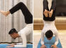 Indian yoga instructor holds scorpion pose for 30 minutes