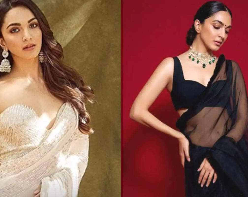 
Kiara Advani aces the black and white saree game, oozes elegance and grace in latest pictures
