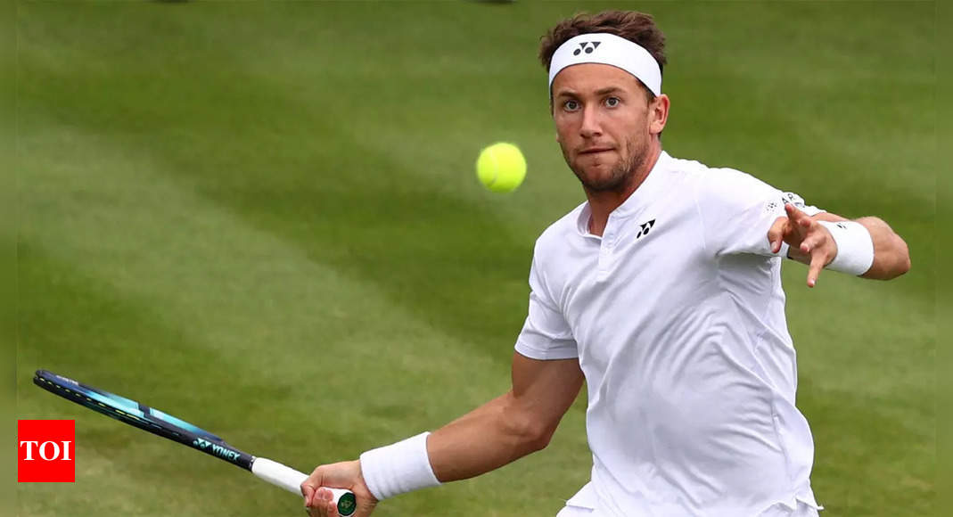 Third seed Casper Ruud wins first Wimbledon match Tennis News Times