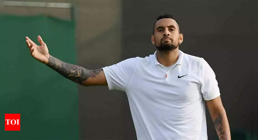 Wimbledon: Kyrgios disappointed with ban on players | Tennis News – Times of India