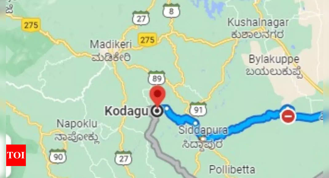 Karnataka: An earthquake of magnitude 3.0 hits Kodagu.  The second in four days |  Bengaluru news