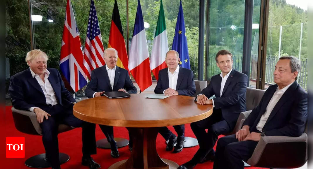 G-7 leaders wrap up summit meant to bolster Ukraine support – Times of India
