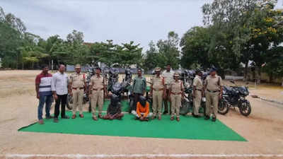 Andhra Pradesh: Chittoor police recovers 20 stolen bikes, two arrested