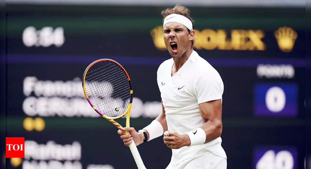 Wimbledon: Rafael Nadal overcomes scare to reach second round | Tennis News – Times of India