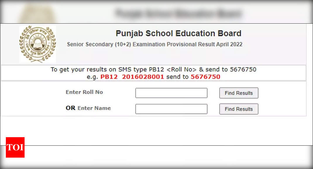 Punjab Boards Result 2022: Pseb Declares Class 12th Results @pseb