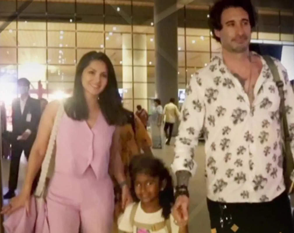 
Spotted! Sunny Leone dons pink co-ord set while Daniel Weber opts for white printed shirt and black jeans
