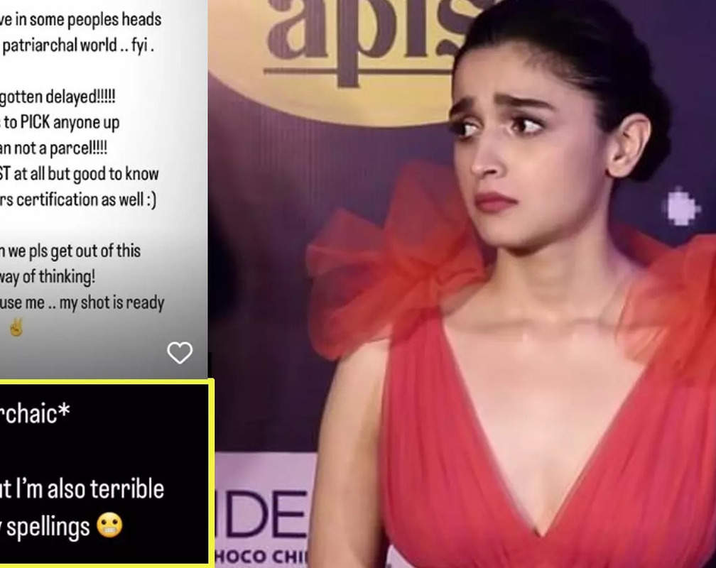 
This is how Alia Bhatt corrected her mistake in 'archaic way of thinking' post calling herself 'terrible with spellings'
