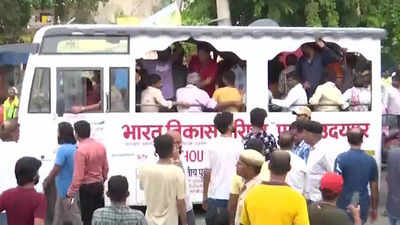 Udaipur tailor Kanhaiya Lal cremated, funeral procession amid tight security