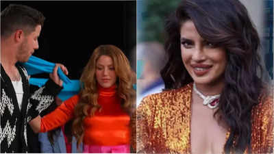 Priyanka Chopra’s hilarious reaction to Nick Jonas’ belly dancing video with Shakira will leave you in splits!