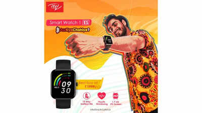 Itel Itel launches its first smartwatch 1ES at Rs 1 999 Times