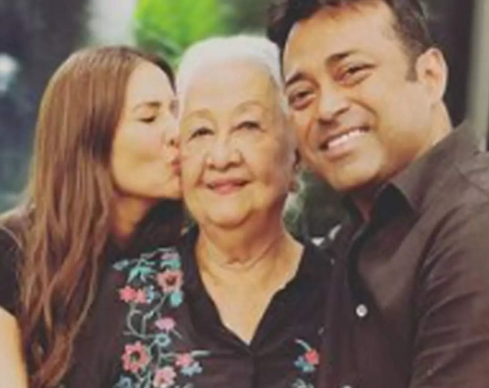 
Kim Sharma brings in her mother’s 80th birthday in Goa; boyfriend Leander Paes also joins celebrations
