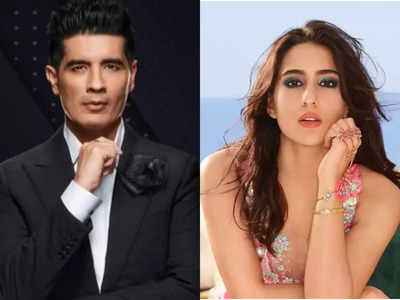 Sara Ali Khan sports casual look as she poses for photo with Manish Malhotra