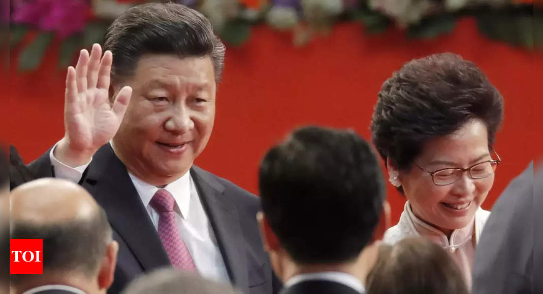 Xi Jinping: Chinese President Xi arrives in Hong Kong for handover anniversary | World News – Times of India