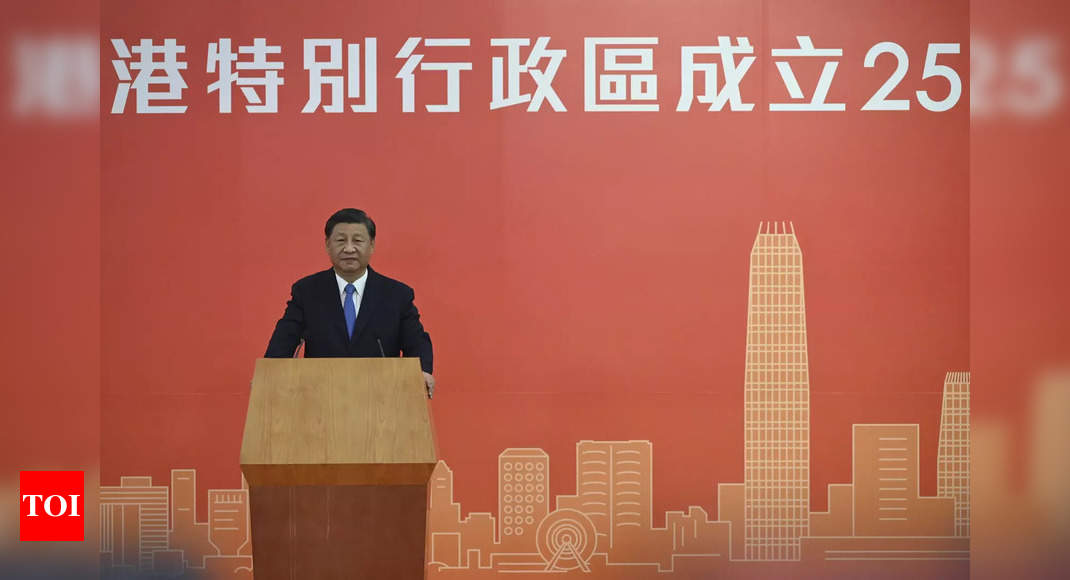 Hong Kong has ‘risen from the ashes’, Xi Jinping says on rare visit