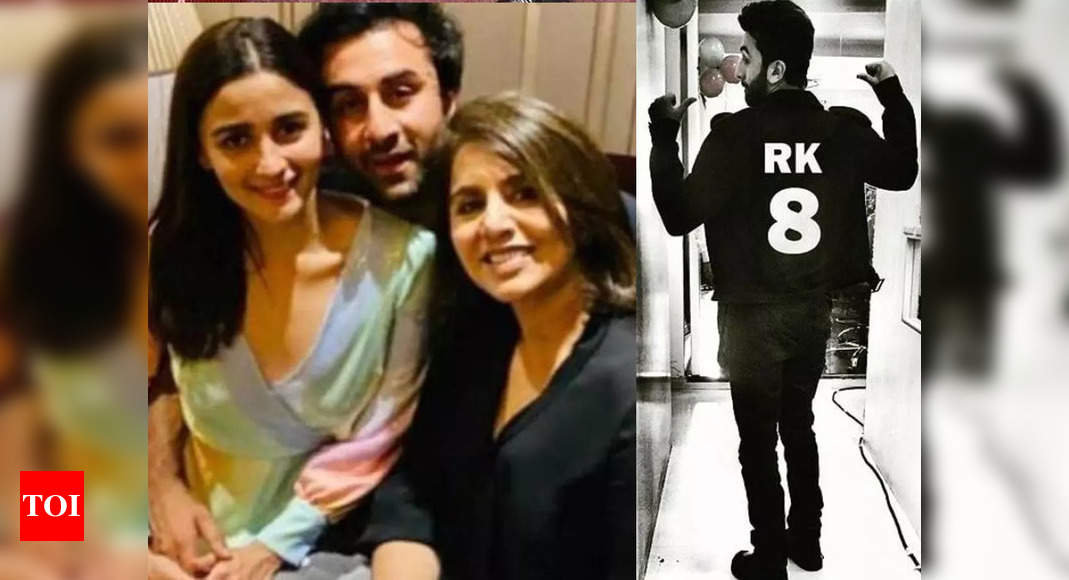 Spotted! Ranbir Kapoor wears personalised t-shirt with his initials and  lucky number 8