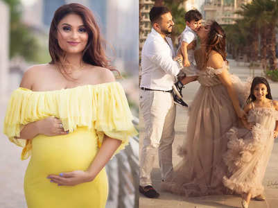 Dimpy Ganguly on her maternity photoshoot