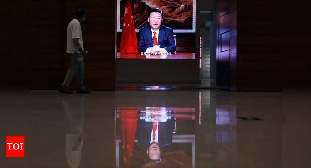 China’s Xi Jinping presides over muted Hong Kong handover anniversary – Times of India