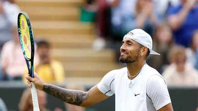 Wimbledon: Kyrgios breezes past Krajinovic to set up Tsitsipas showdown