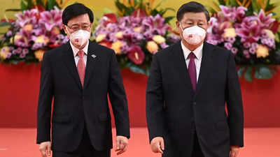 China's Xi swears in new Hong Kong leader John Lee
