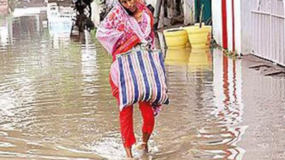 Several areas waterlogged in Patna