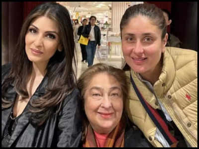 Kareena Kapoor Khan enjoys a day out in London with sister Riddhima Kapoor Sahni and aunt Rima Jain