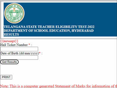 TS TET Result 2022 declared, download at tstetresults.cgg.gov.in