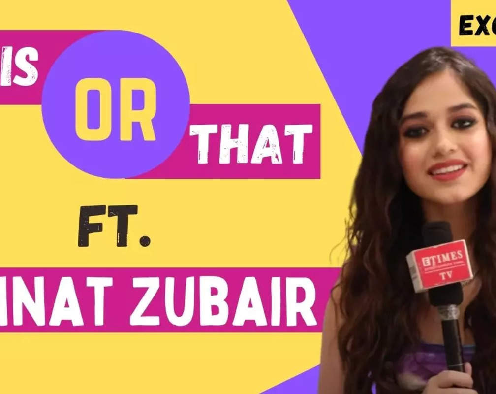 
Jannat Zubair plays 'This or That' with ETimes TV
