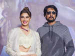 Kiccha Sudeep & Jacqueline Fernandez make a stylish appearance at the trailer launch of Vikrant Rona