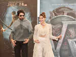 Kiccha Sudeep & Jacqueline Fernandez make a stylish appearance at the trailer launch of Vikrant Rona