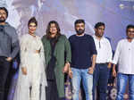 Kiccha Sudeep & Jacqueline Fernandez make a stylish appearance at the trailer launch of Vikrant Rona